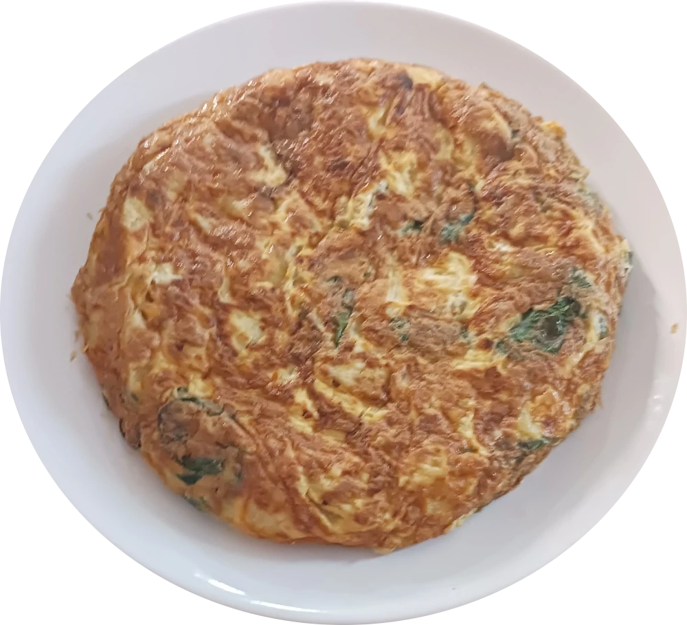 Tortilla espinacas - El nuevo Carro